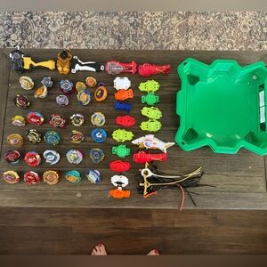 Beyblade bundle lot. Launcher. Stadium.